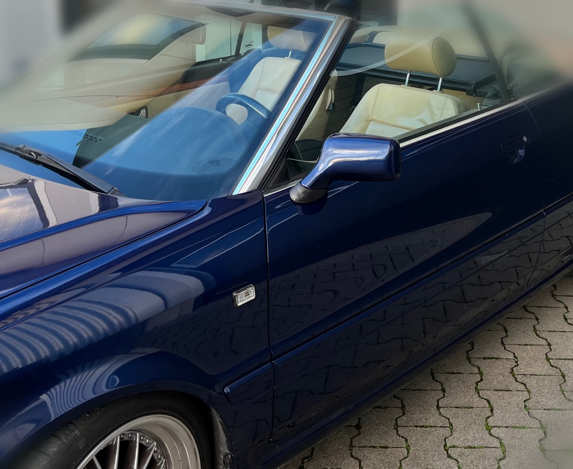 Audi 80 Cabrio B4 in Nogaroblau von Furin Paderborn
