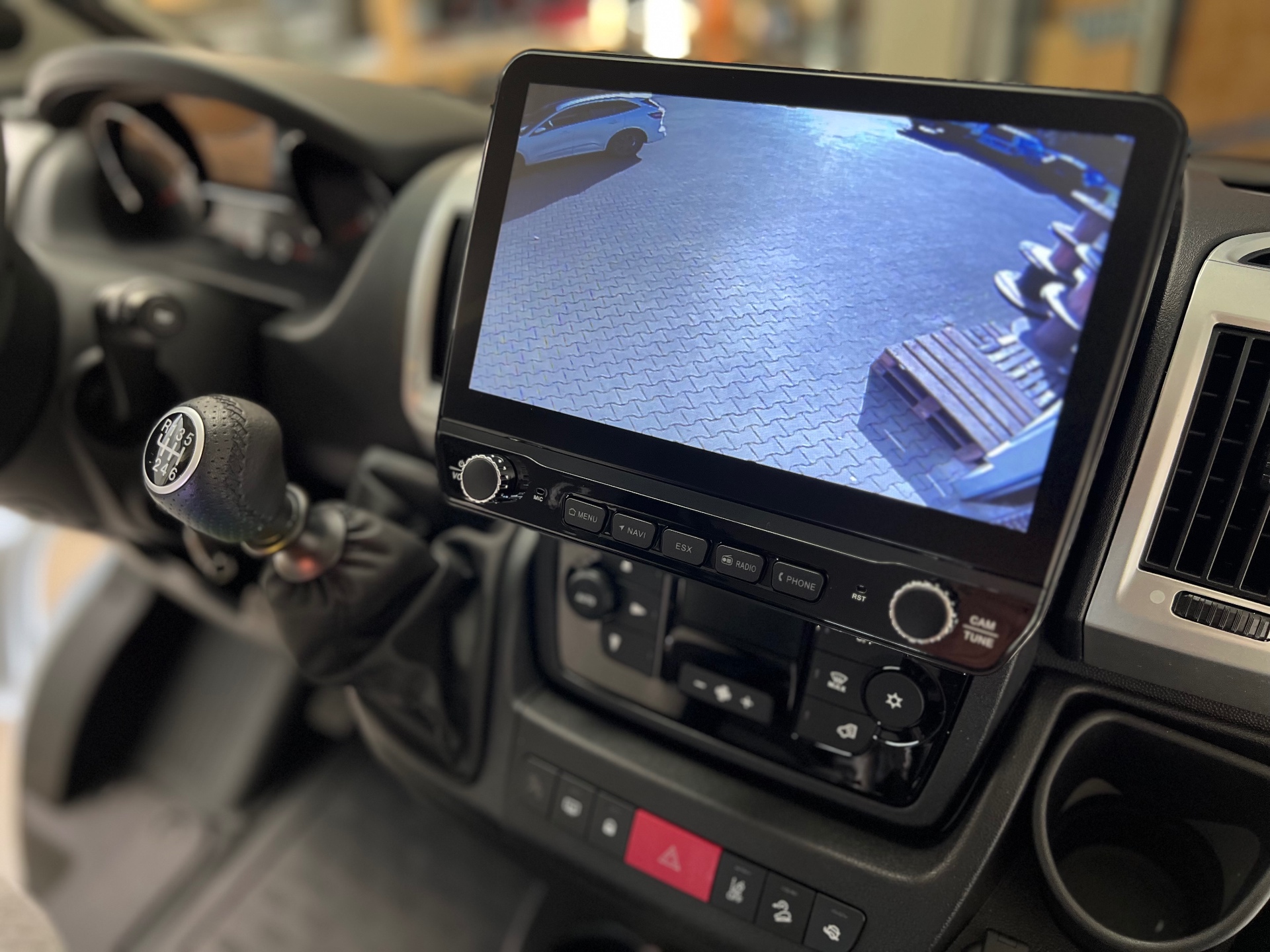 Großbild-Display im Cockpit